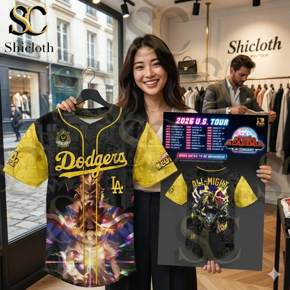 Los Angeles Dodgers My Hero Academia in Concert 2026 Jersey