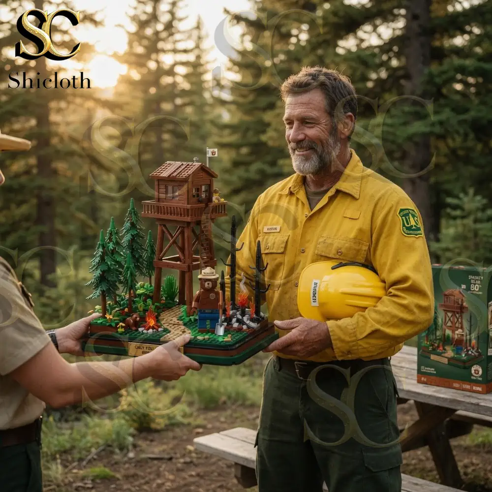 Alternative view of Only You Smokey Bear 80th Anniversary Collection Building Blocks Set