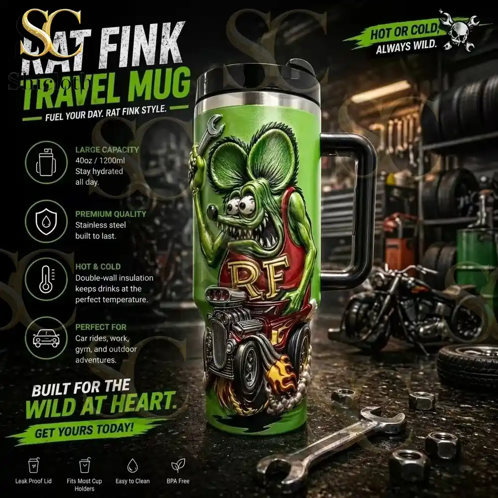 Rat Fink Garage Edition Tumbler