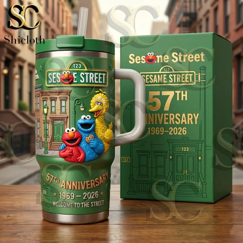 Alternative view of Sesame Street 57th Anniversary Welcome to The Street Tumbler