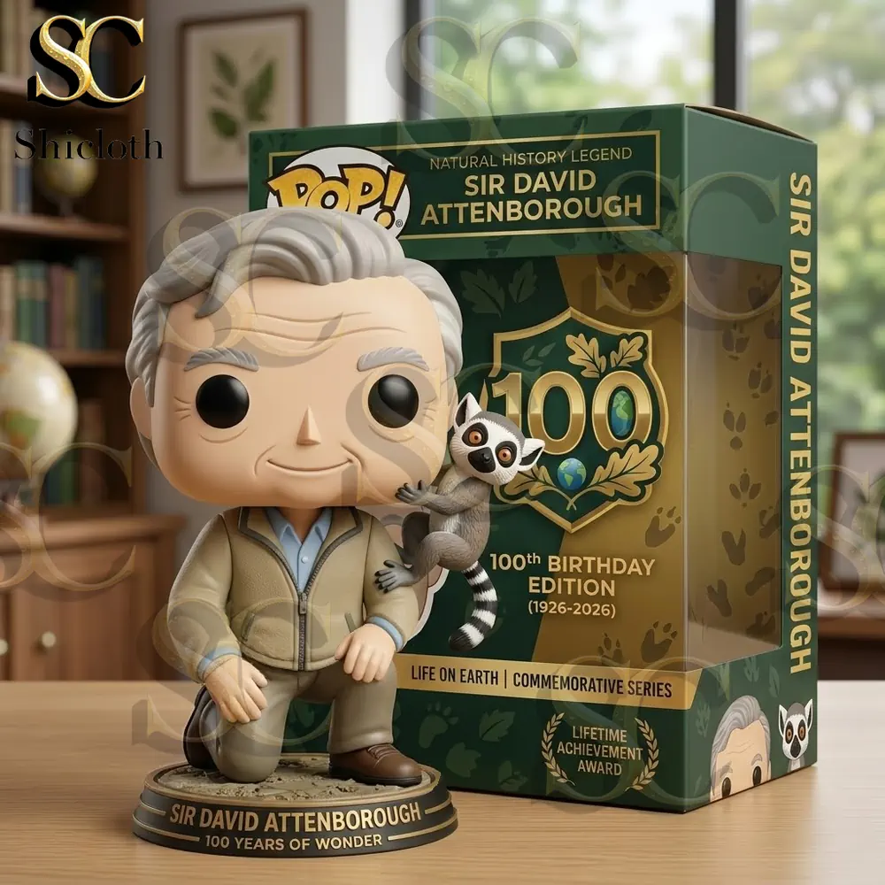 Alternative view of Sir David Attenborough 100th Birthday Edition Funko Pop! Figure