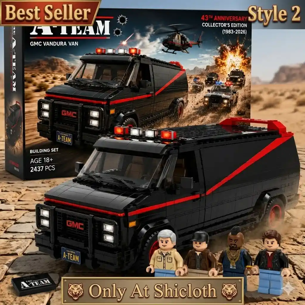 Alternative view of The A-Team 43rd Anniversary Collector Building Brick Set