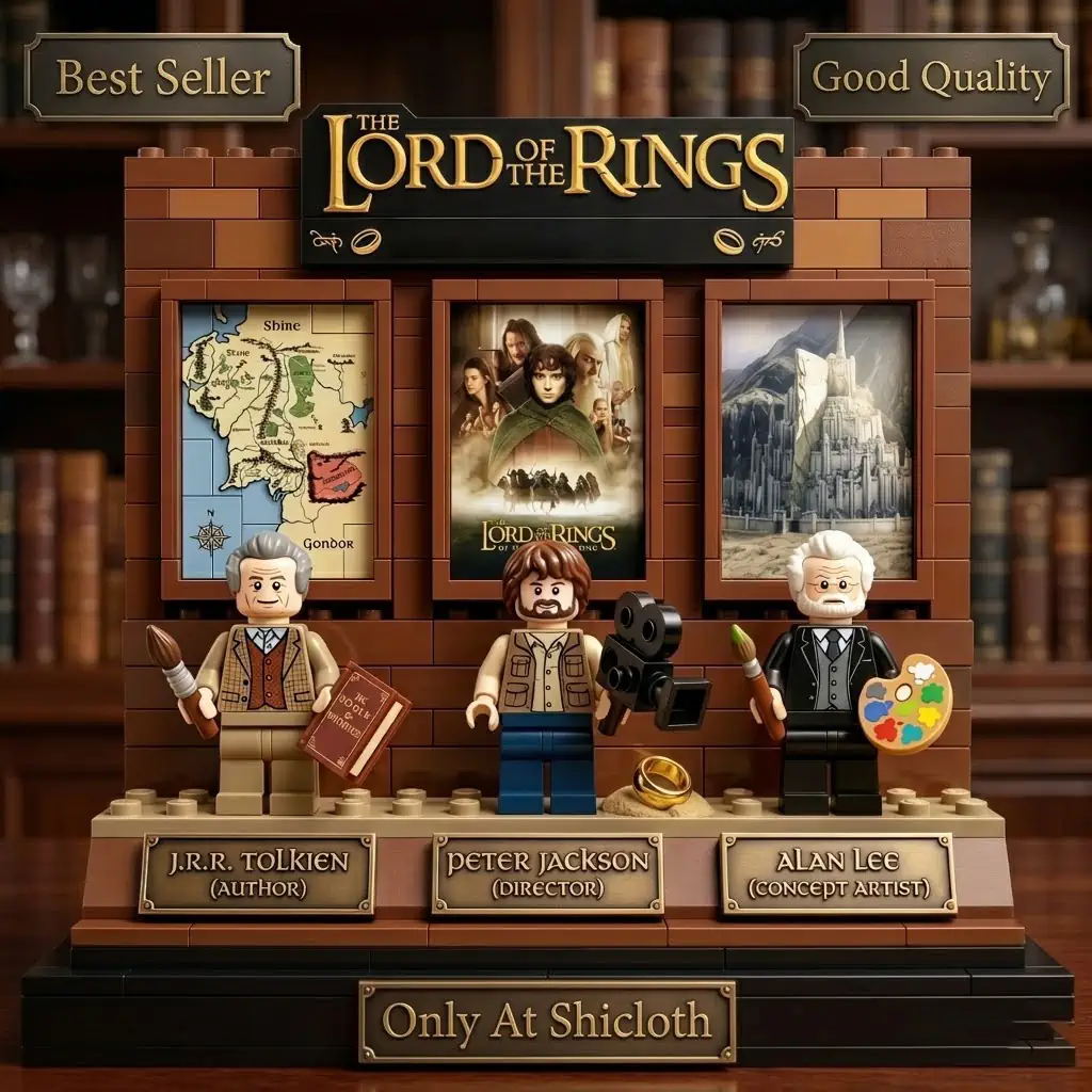 Shicloth Lord of the Rings building brick collector display set!