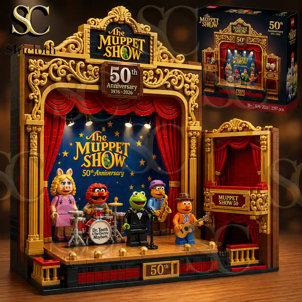 Alternative view of The Muppet Show 50th Anniversary Building Block Set