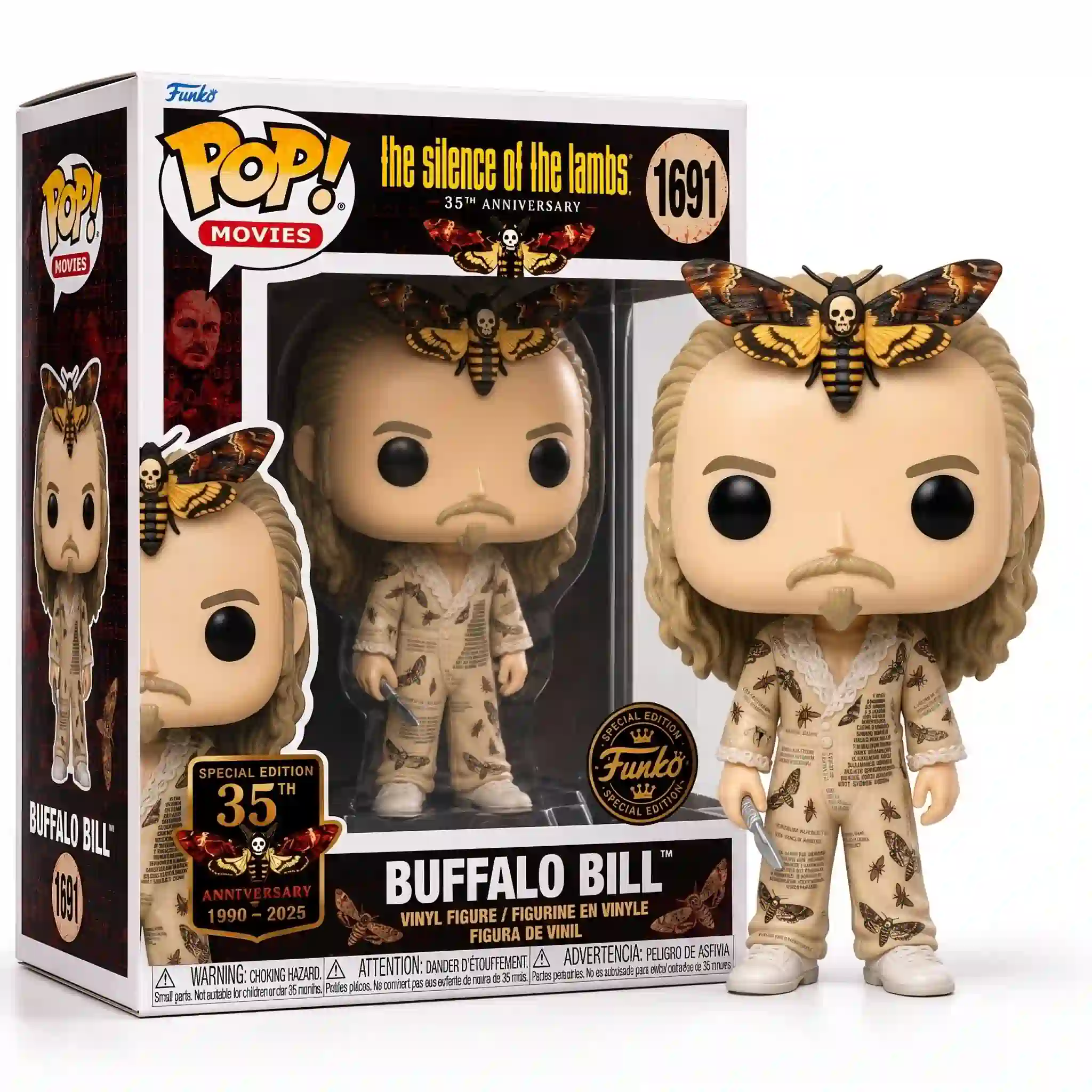 The Silence of the Lambs 35th Anniversary Collection Funko Pop Figure 8 Buffalo Bill vinyl figure from The Silence of the Lambs 35th anniversary collection