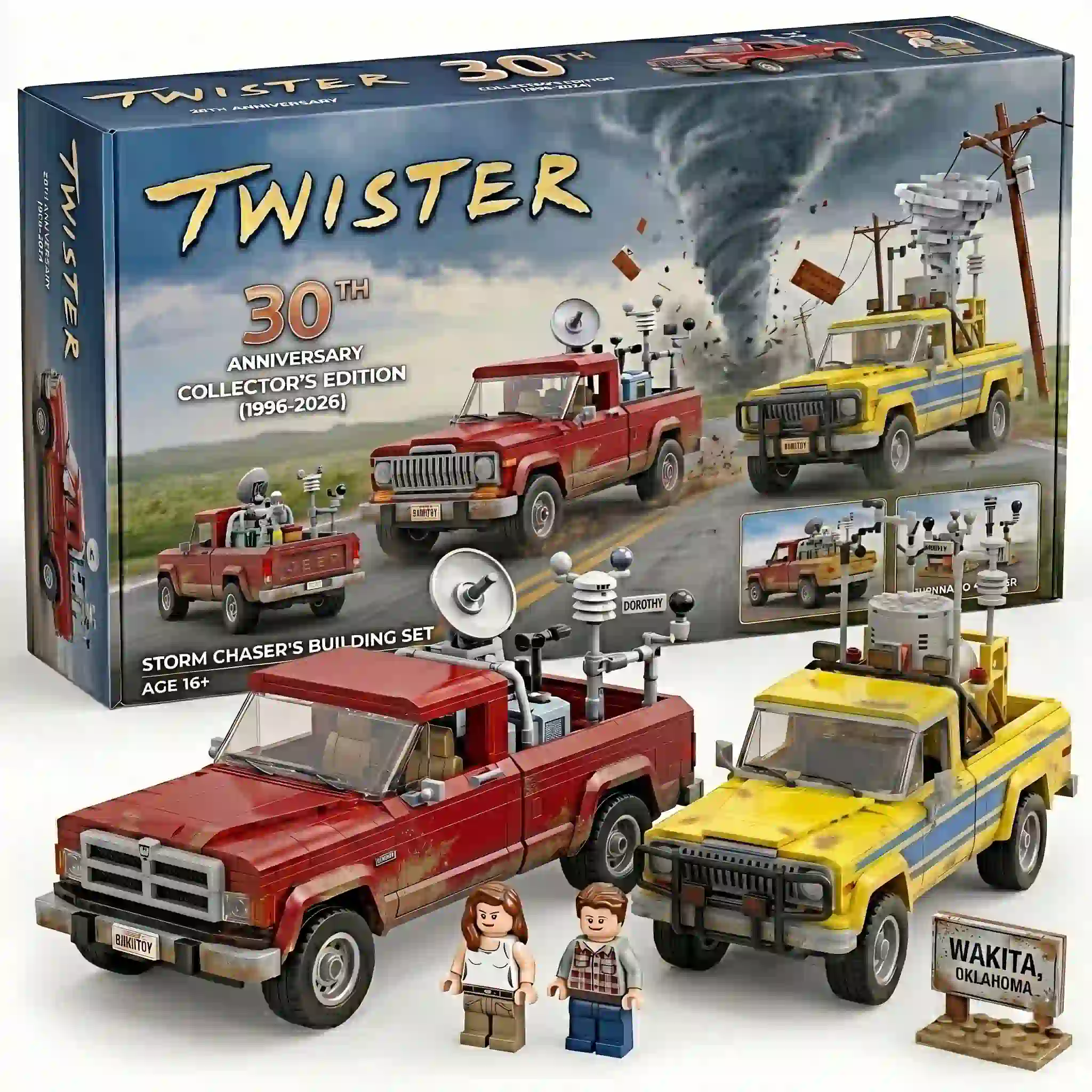 Alternative view of Twister 30th Anniversary Storm Chaser?s Building Brick Set