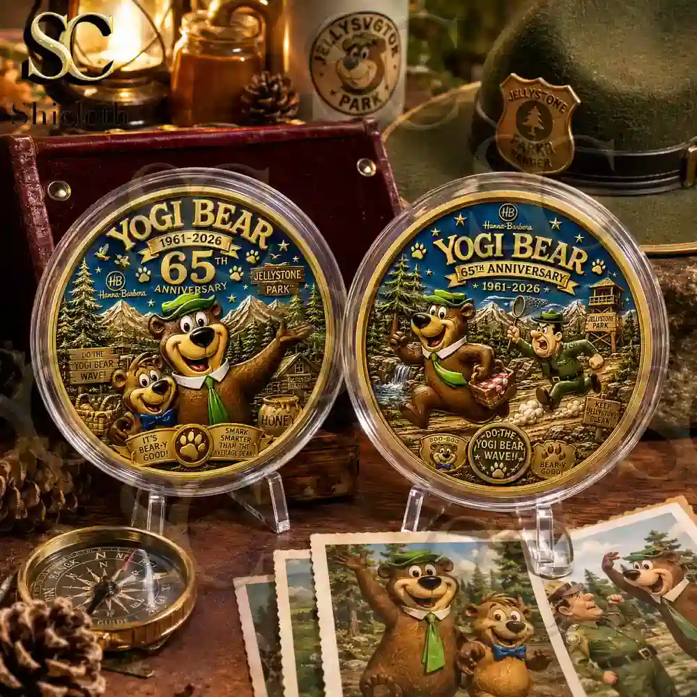 Yogi Bear anniversary collector coins by Shicloth!